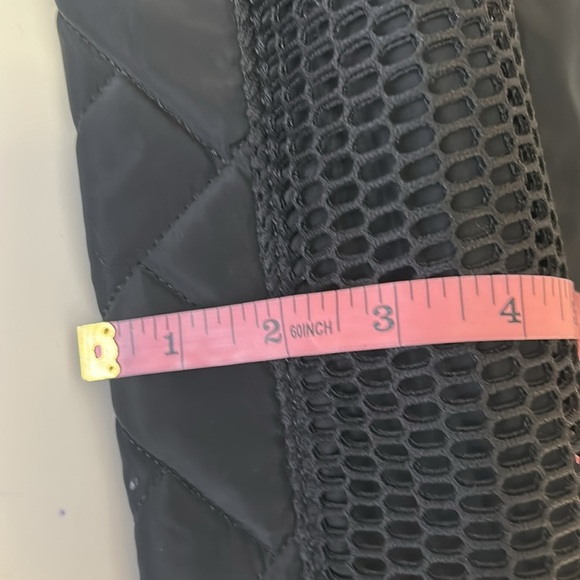 Athleta Black Mesh Quilted Casual Tote Bag - Picture 10 of 10